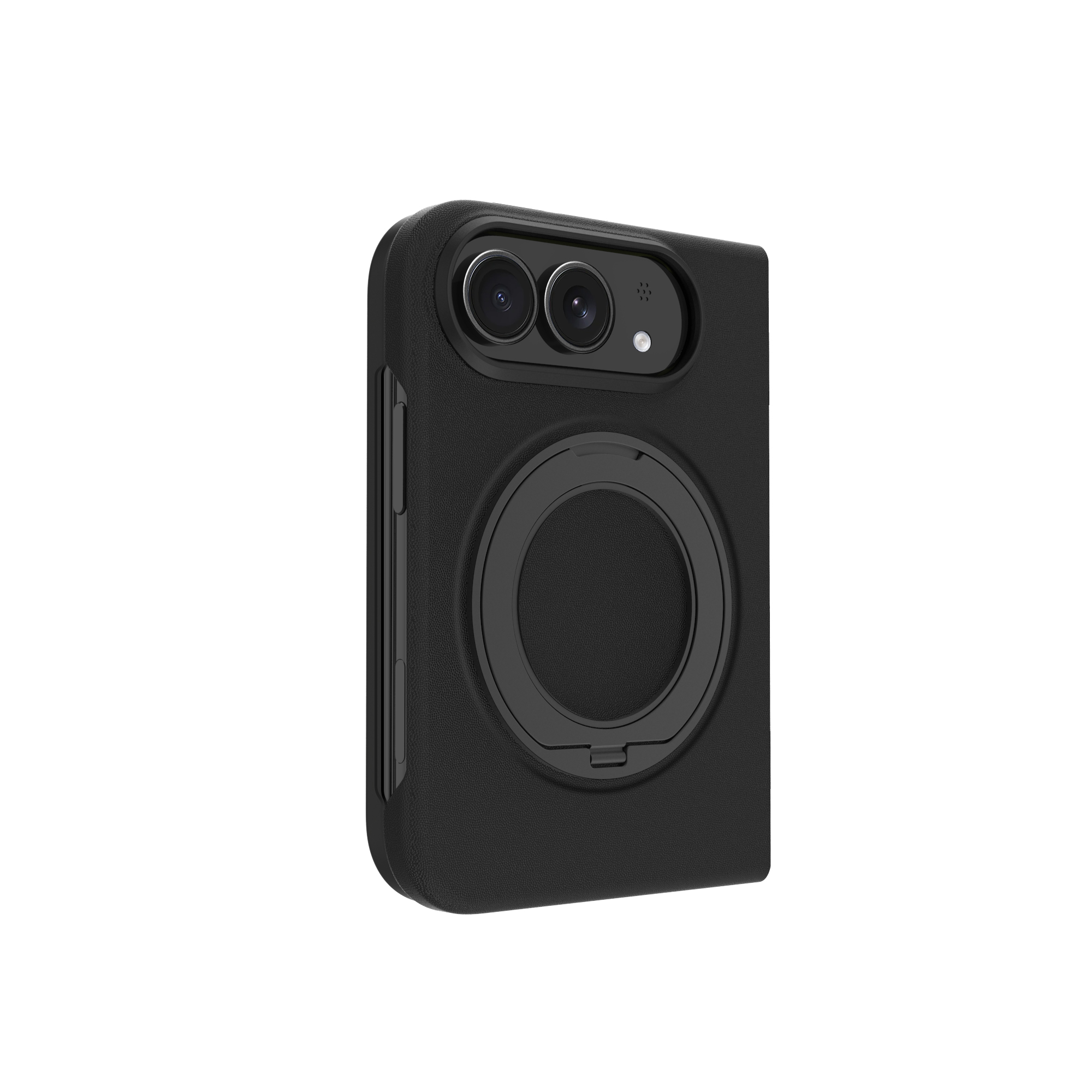 Leather case with 360 rotatable stand